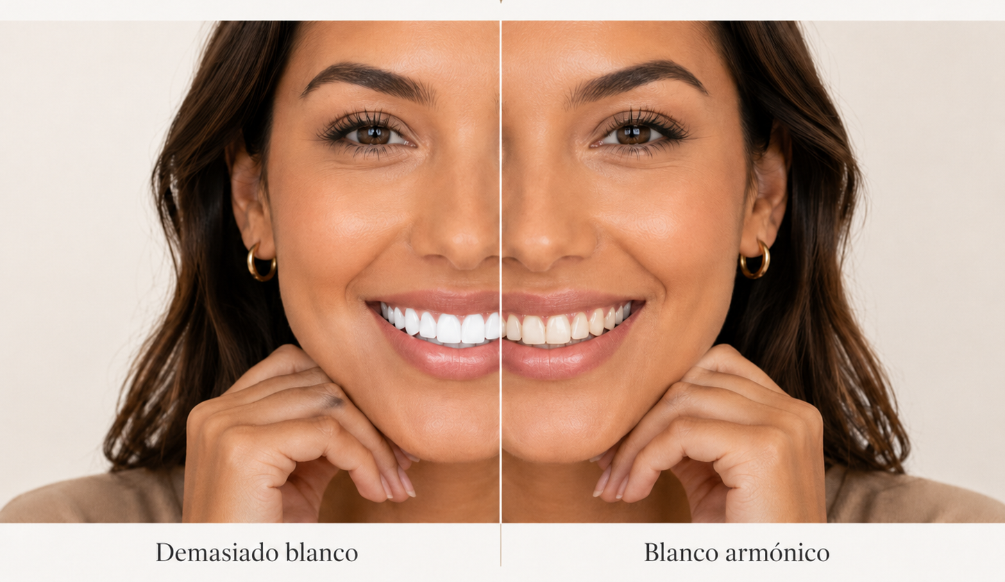 natural tooth colour selection at SMITA Advanced Smile Design Barcelona