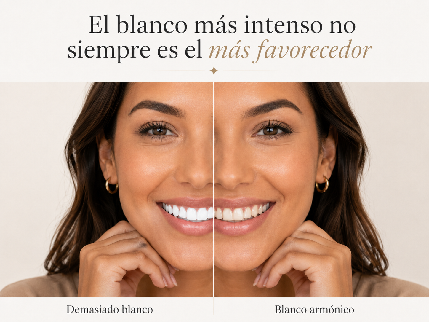 color blanco vs color natural de dientes